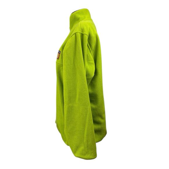 OnlyNY Women's Green Turtleneck Half Snap Fleece Long Sleeve Sweater Top Size M - Picture 3 of 7